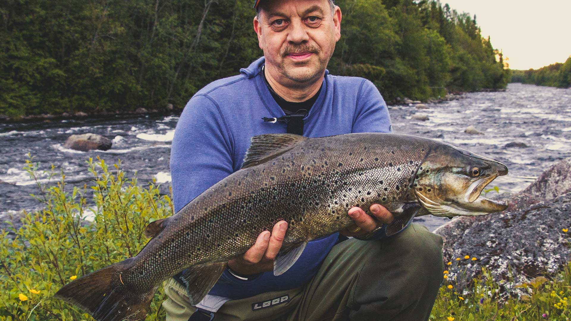 Man with a big fish