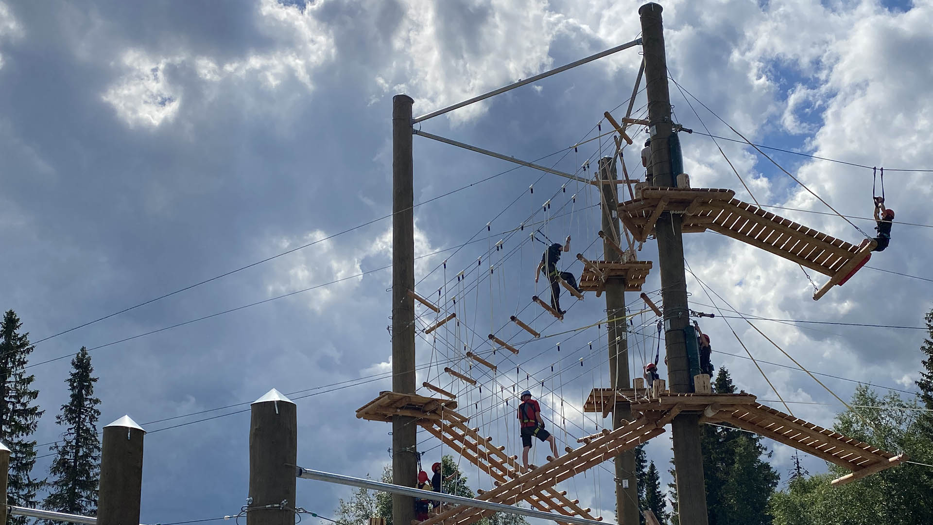 Klätterpark i Åre Björnen