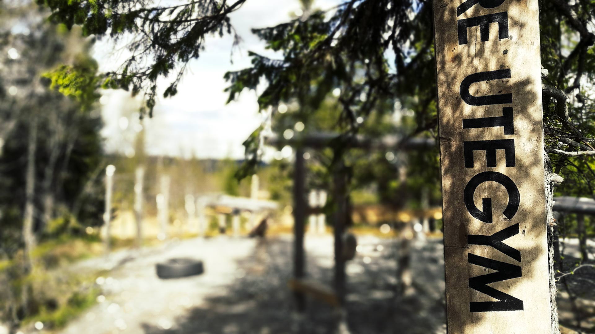 Utomhusträning på Åre utegym