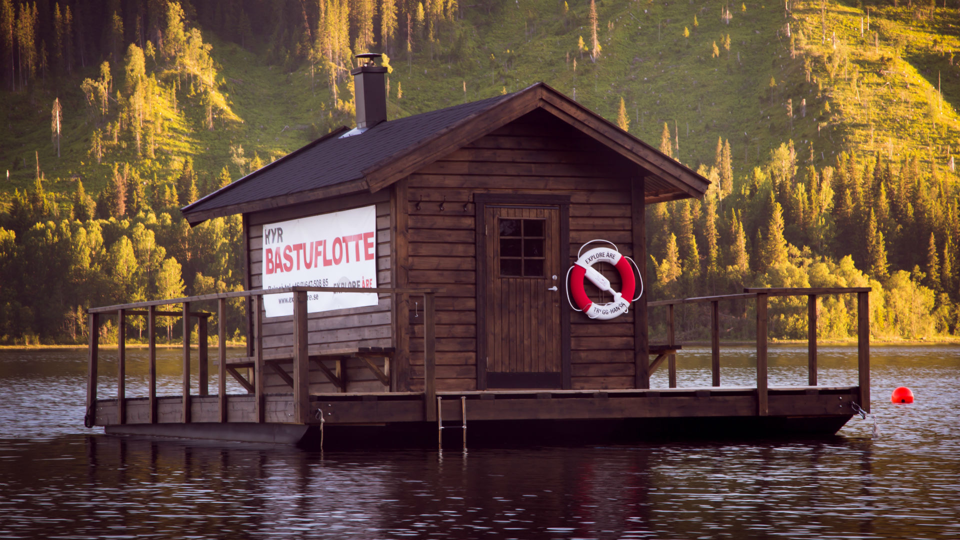 Bastuflotte i Åresjön, Explore Åre.