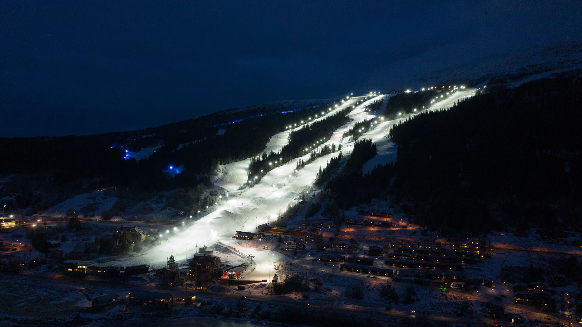 Kvällsskidåkning i Åre