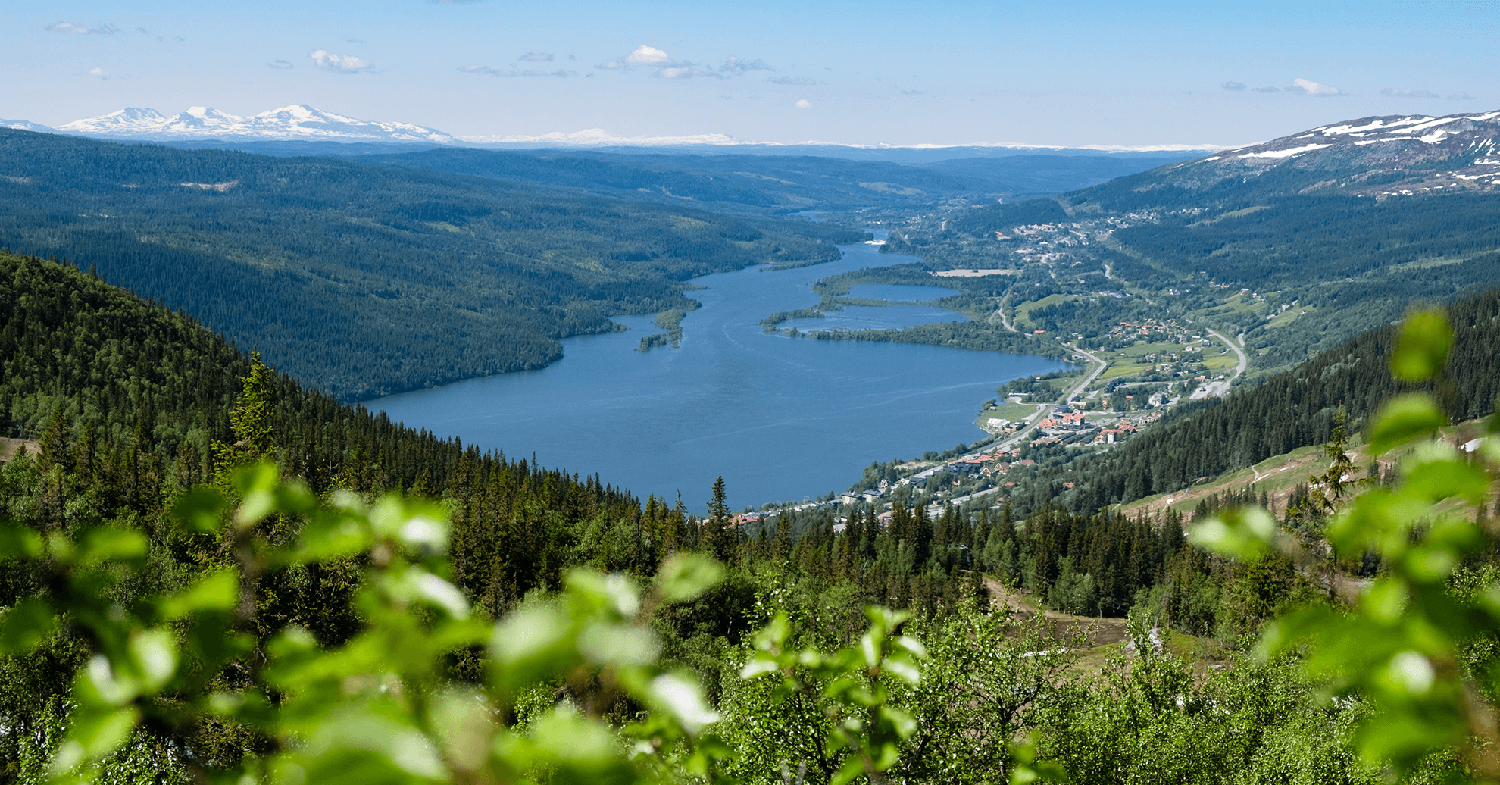 Utsikt över Åresjön.