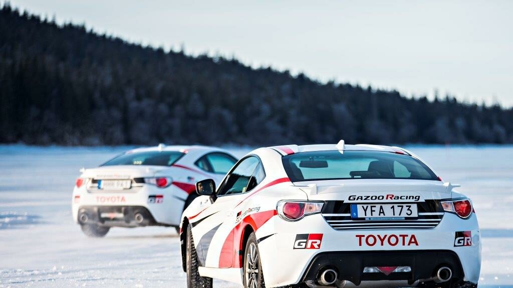 Rally driving in Åre