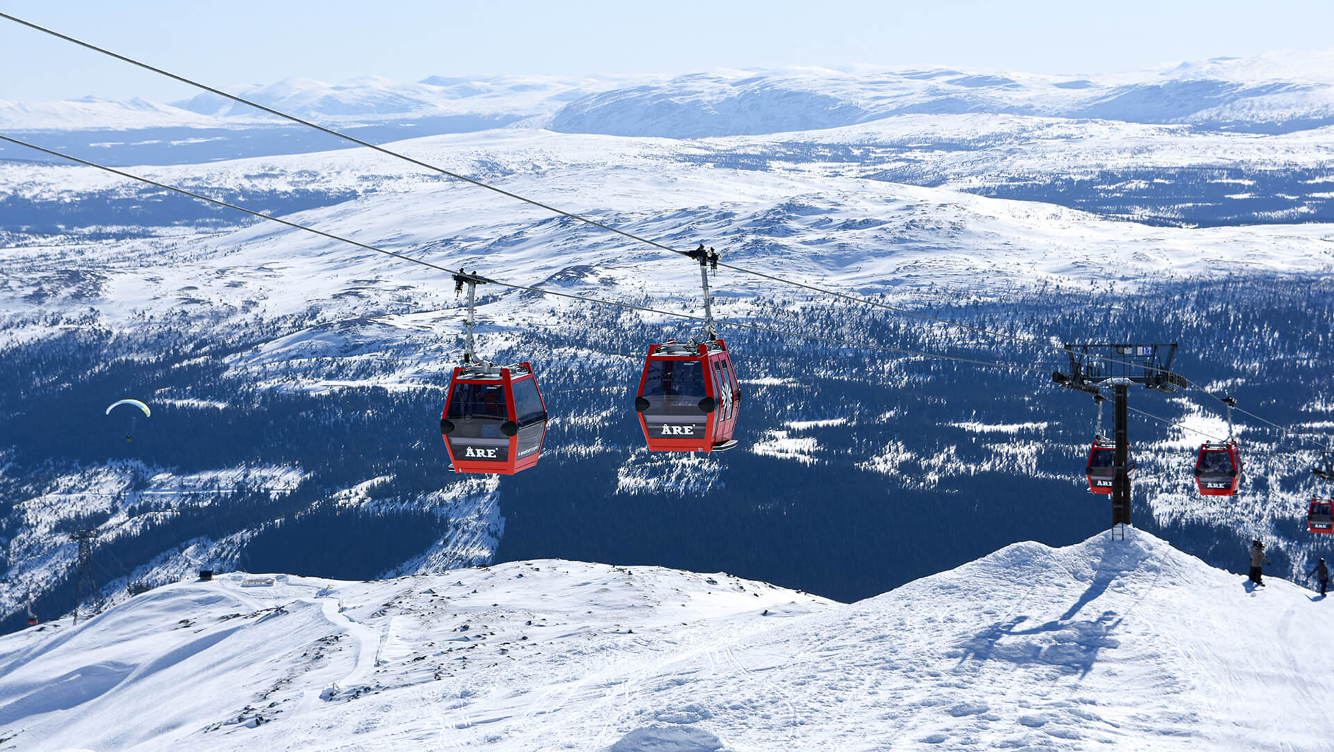 Gondolen i Åre i solsken