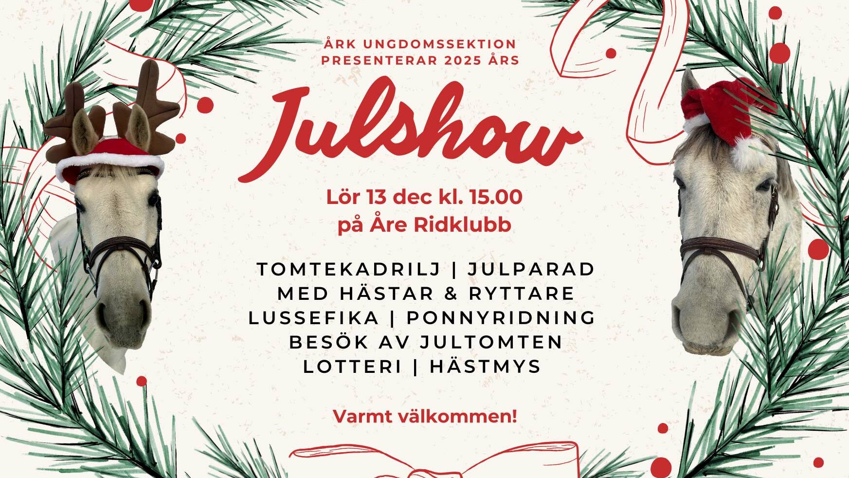 julshow åre ridklubb
