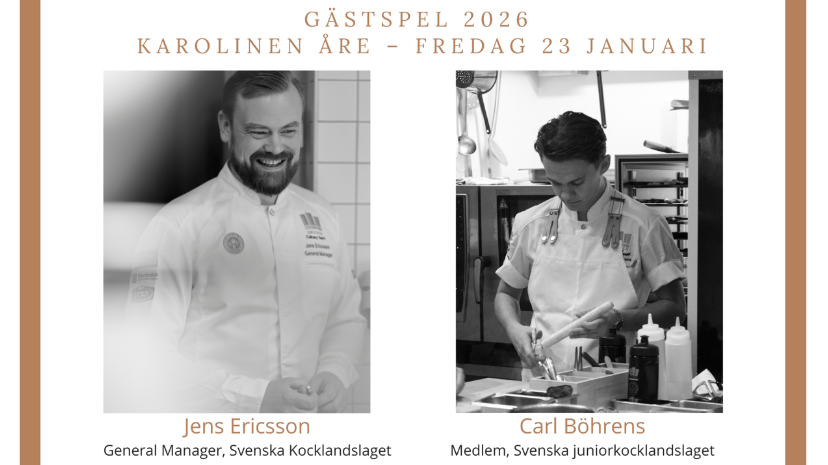 Landslagskockar på Karolinen i Åre