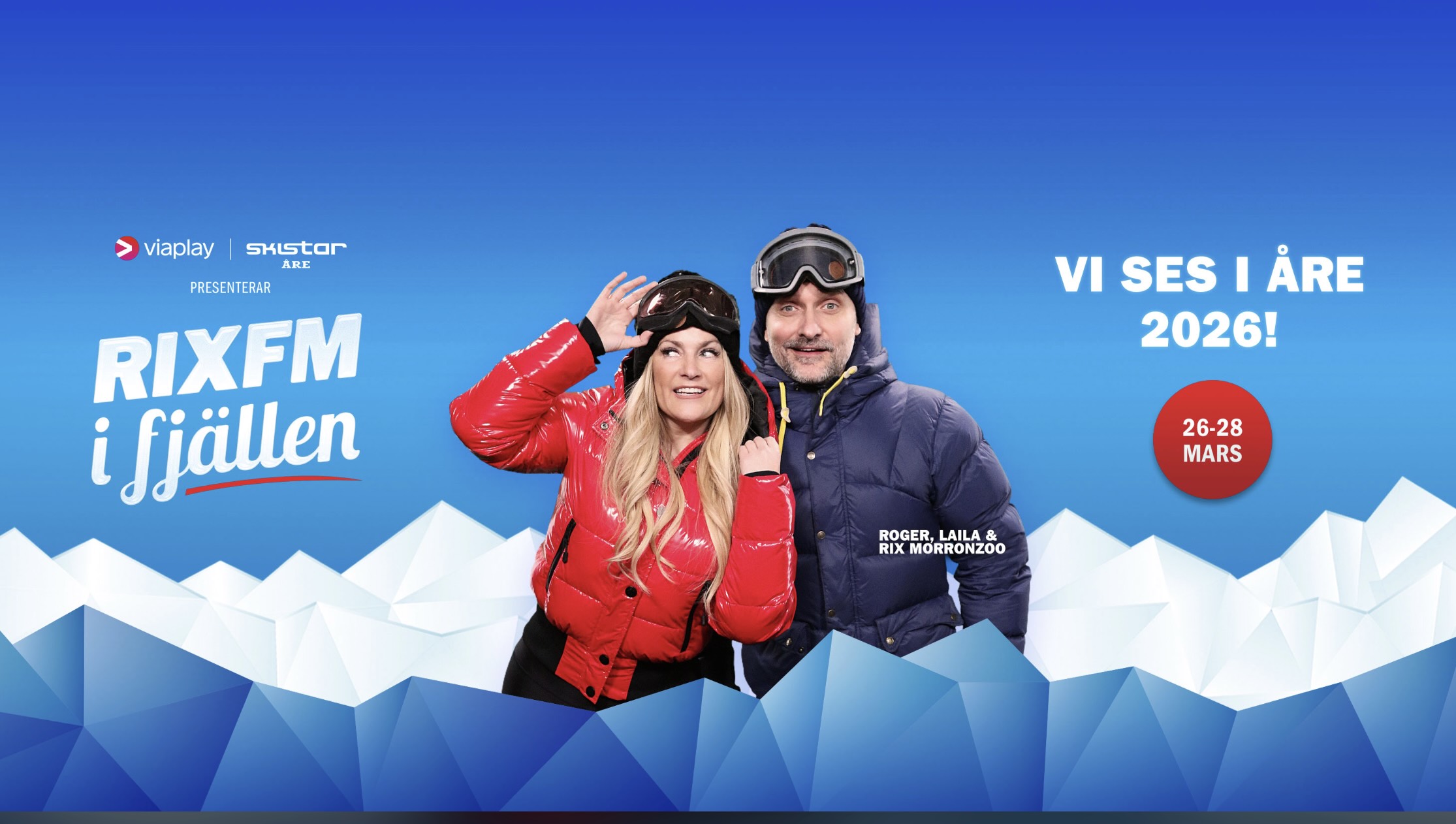 Rix FM i fjällen 2026 Åre