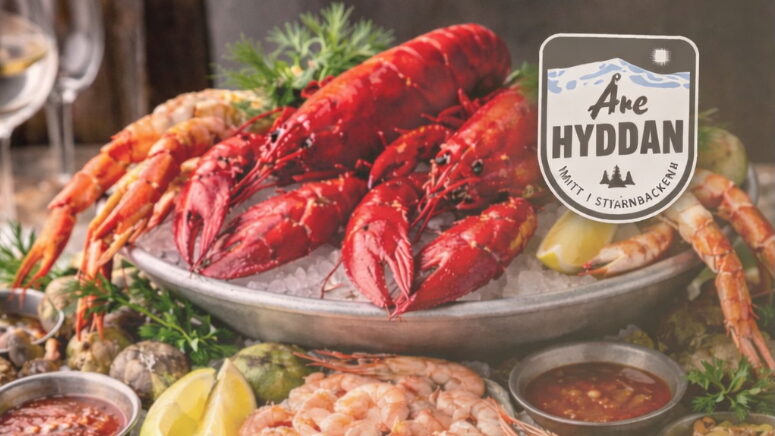 Skaldjursplatå på Årehyddan