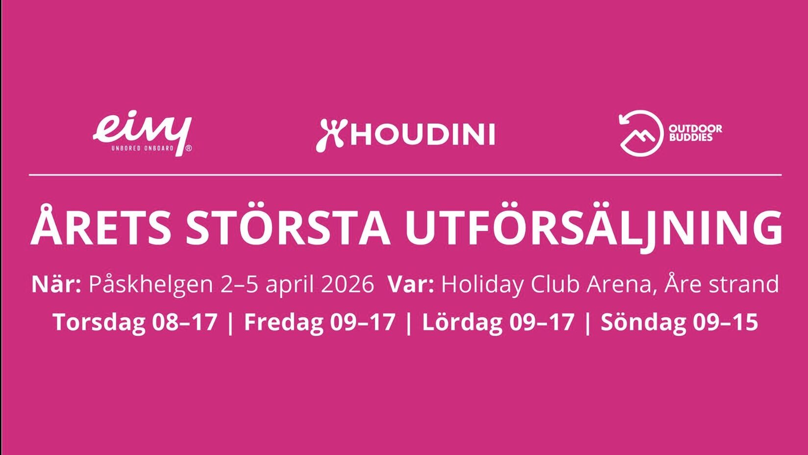 Utförsäljning under påsk på Holiday Club i Åre 2026