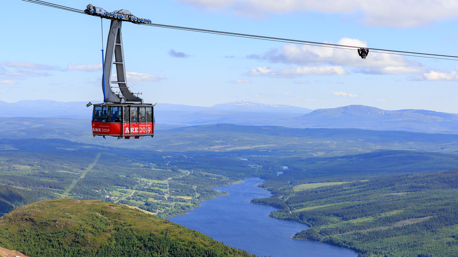 Kabinbanan i Åre på sommaren