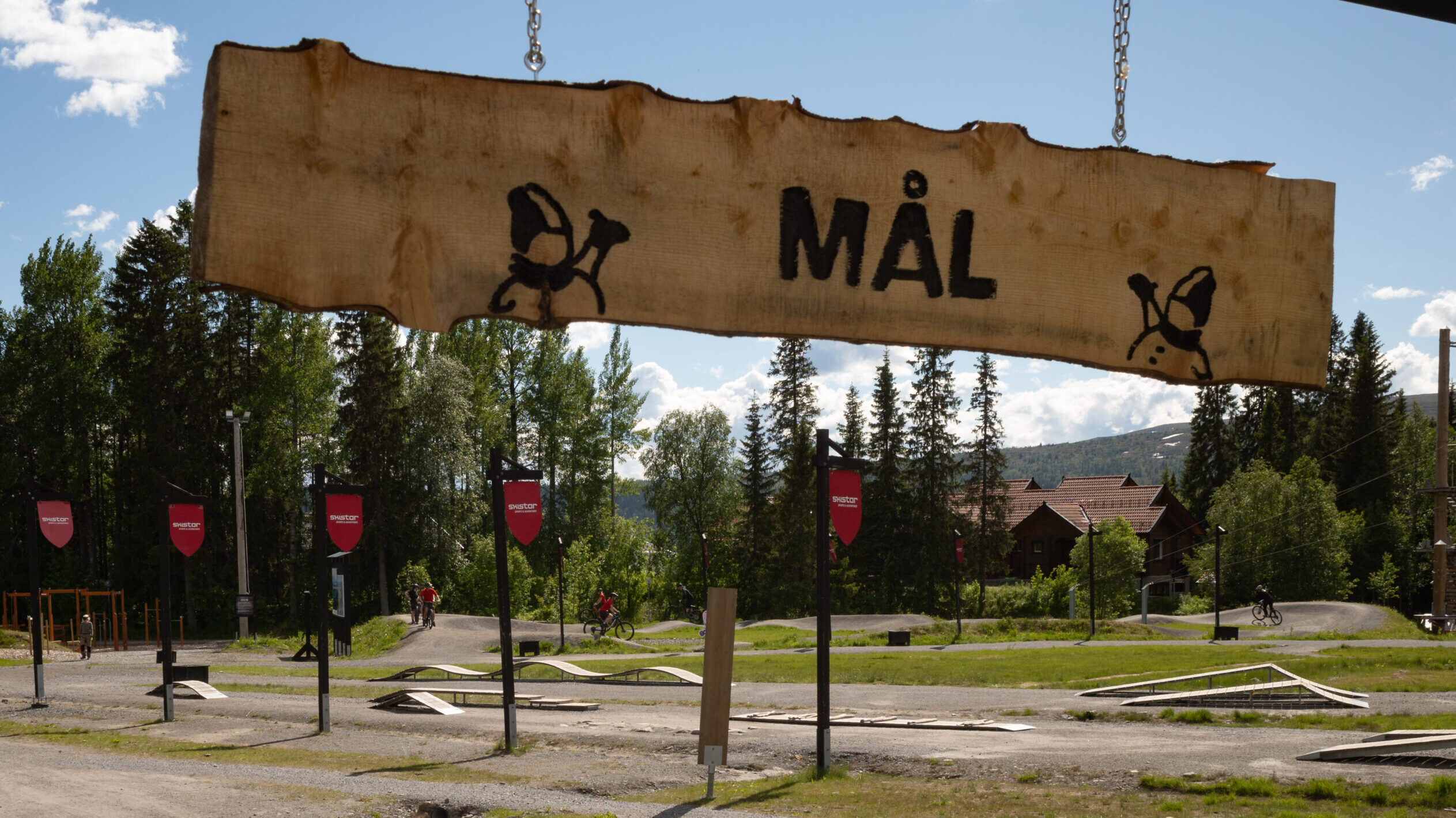 Skills area in Åre Trail Park