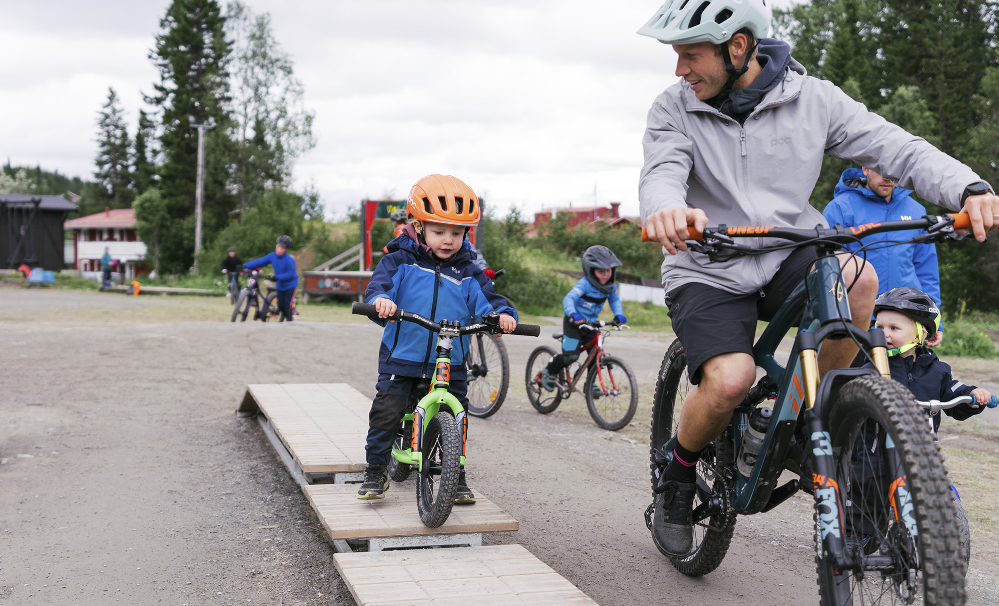 skills area för barn i Åre Bike Park